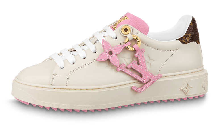 LOUIS VUITTON Time Out Sneakers 'Beige Pink' Women's 2