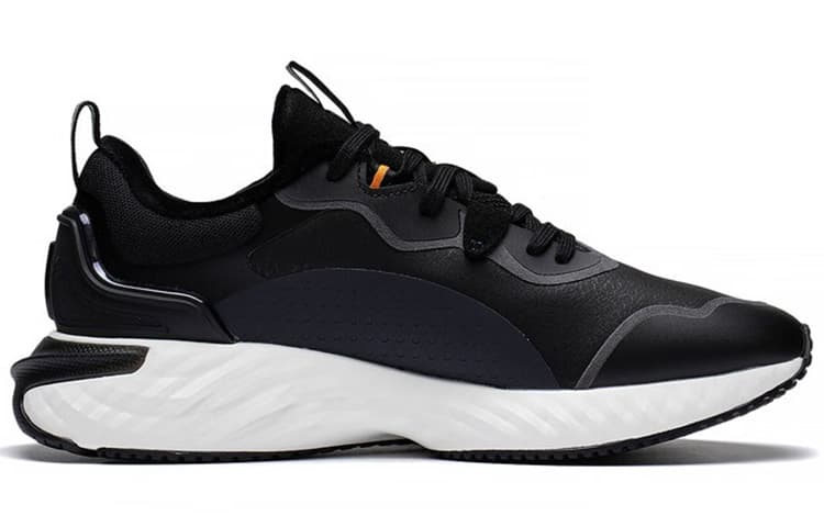 LiNing Cushioning Low-Top Sports Casual Shoes Men's Black Blue 4