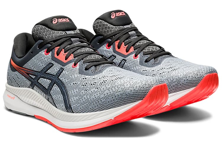 Asics Evoride Sheet Rock Flash Coral 6