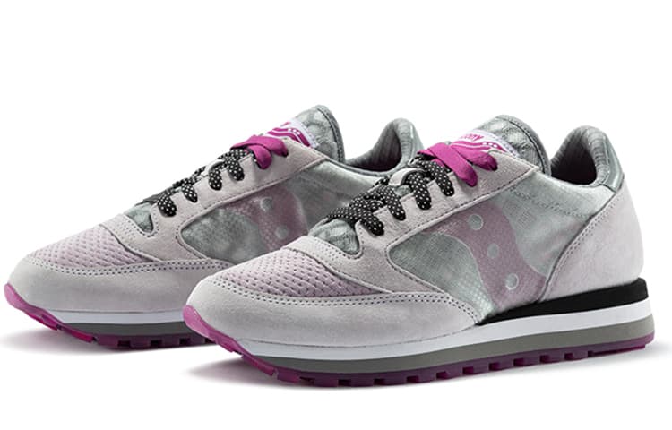 Saucony Jazz Triple Cushioning Anti-Slip Wear-Resistant Breathability Low-Top Running Shoes Women's Light Pink 5