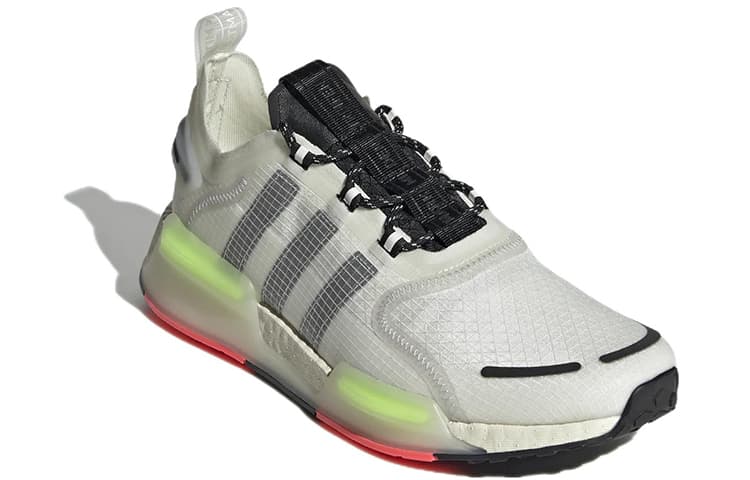 Adidas Originals Nmd V3 Crystal White Signal Green Solar Pink 5