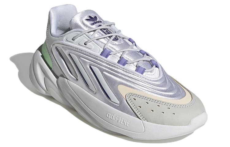 Adidas Originals Ozelia Cloud White Dark Purple Beam Green Women's 6