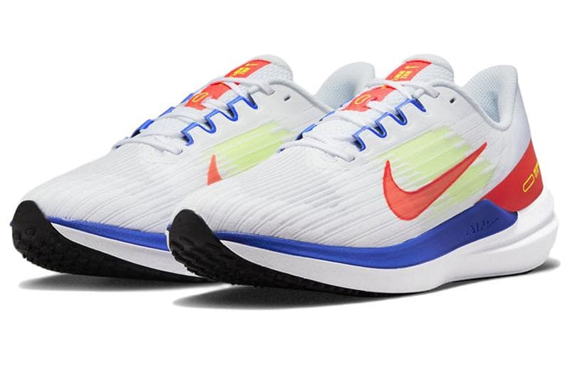Nike Air Winflo 9 Bright Crimson Racer Blue 5