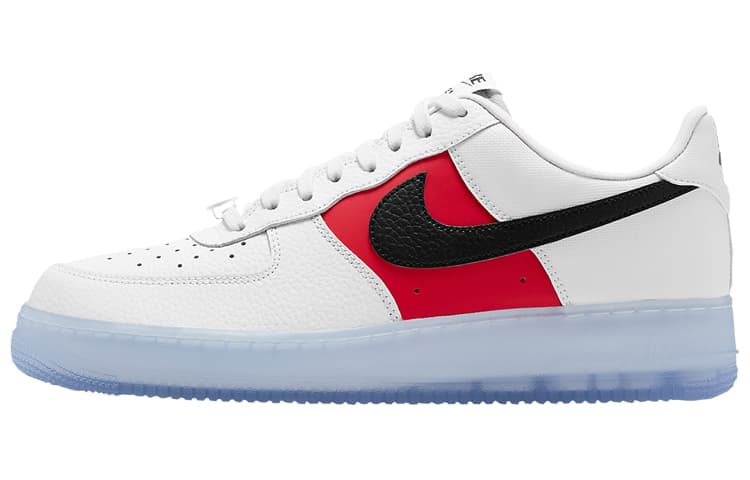 Nike Air Force 1 Low White Red Black Icy Soles