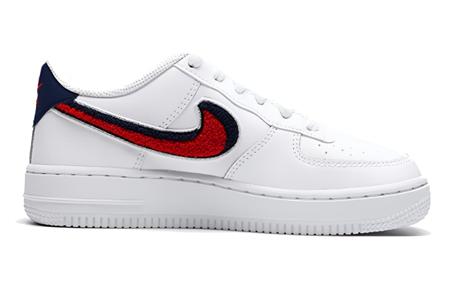 Nike Air Force 1 Low 3D Chenille Swoosh USA GS 4