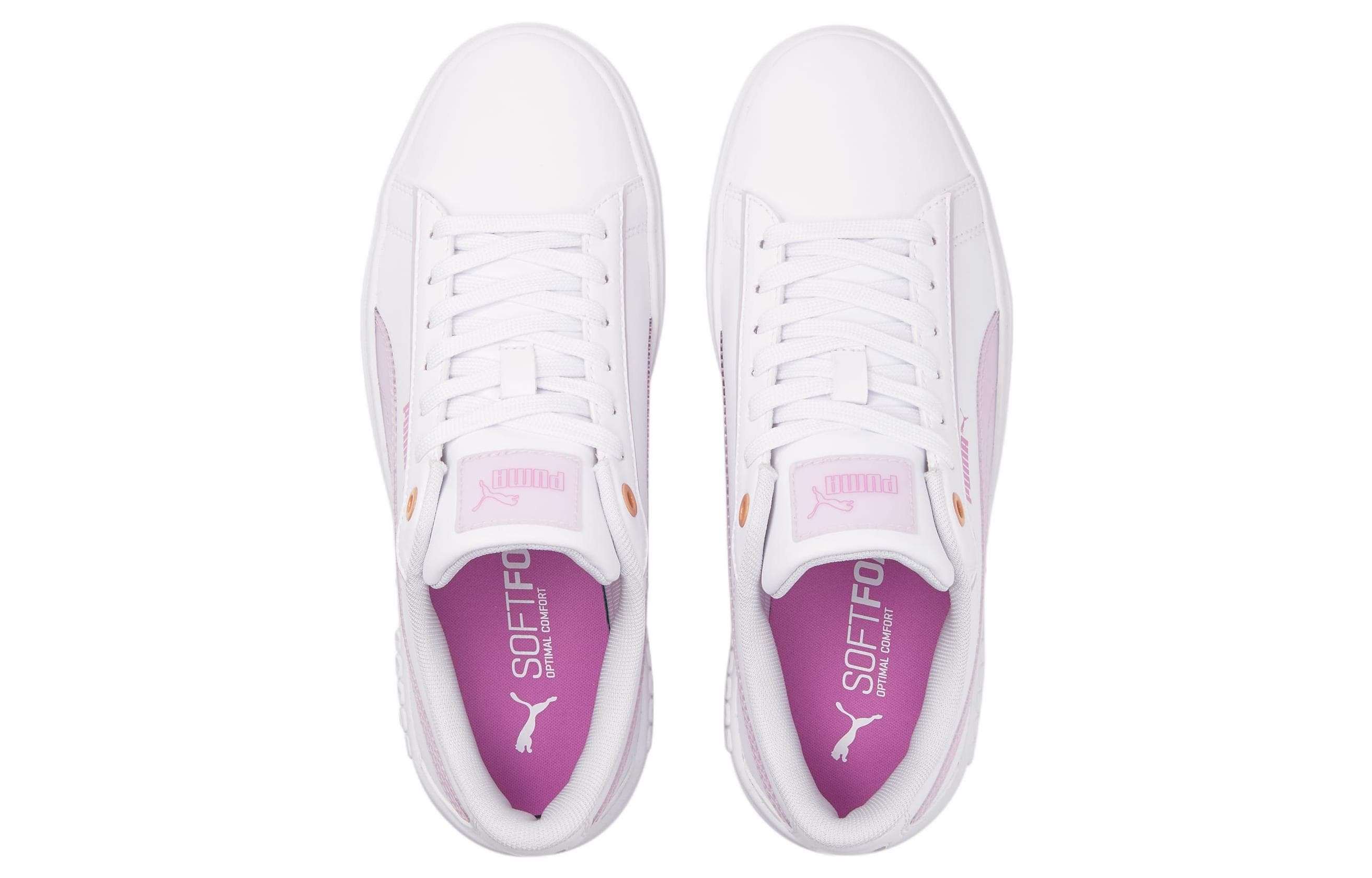 PUMA Smash Platform V2 'Candy White Lavender Fog' Women's 5
