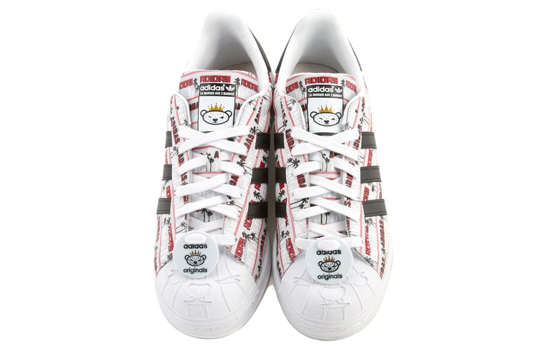 Adidas Originals Superstar Bearfoot X Nigo Shoes 'Palm Tree' 4