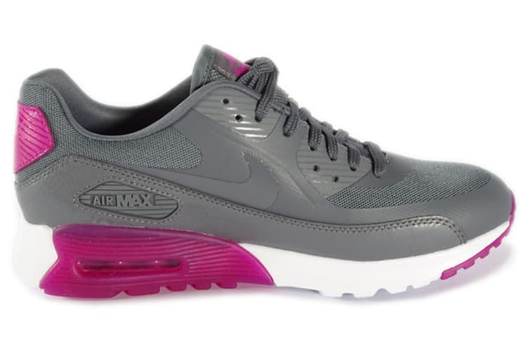 Nike Air Max 90 Running Shoes Men Low-Top Gray Pink 4