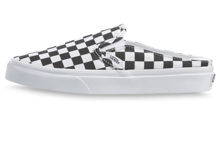Vans Classic Slip on Plaid Unisex White/Black
