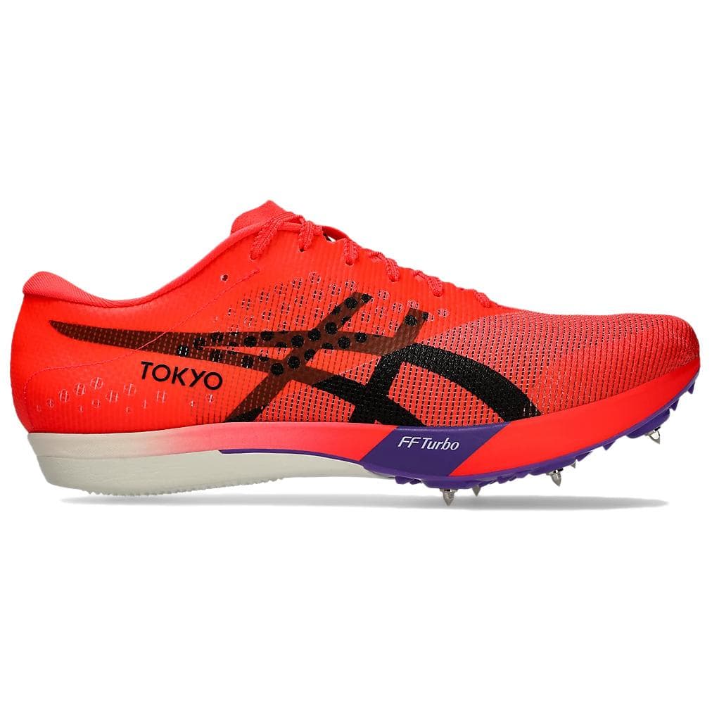 ASICS METASPEED LD 2 LE Versatile Comfortable Nylon Rebound Running Shoes Men's Flash Red 3