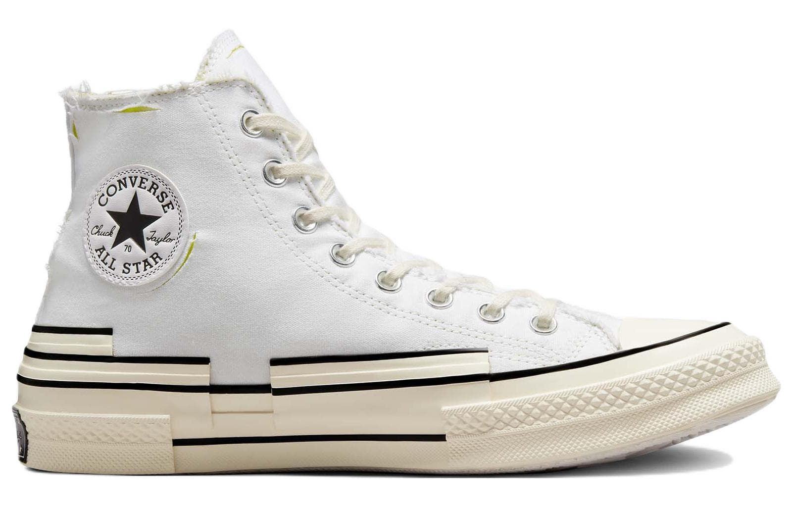 Converse Chuck Taylor All Star 70 Hi Hacked Heel Edge Glow White Laser Lemon Egret 3