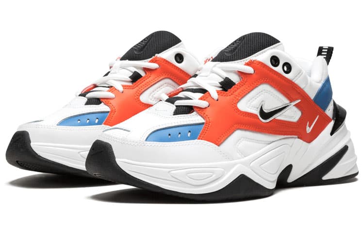Nike M2K Tekno White Black Orange Women's 6