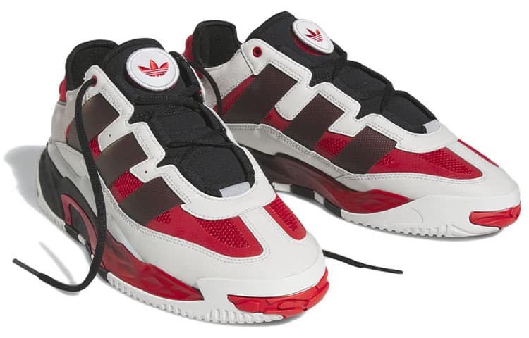 Niteball Adidas Originals 'Crystal White Scarlet' 6