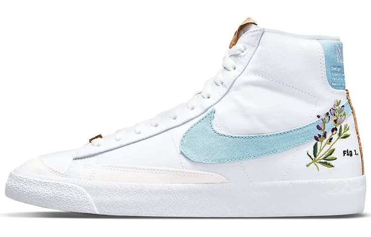 Nike Blazer Mid 77 White Indigo 2