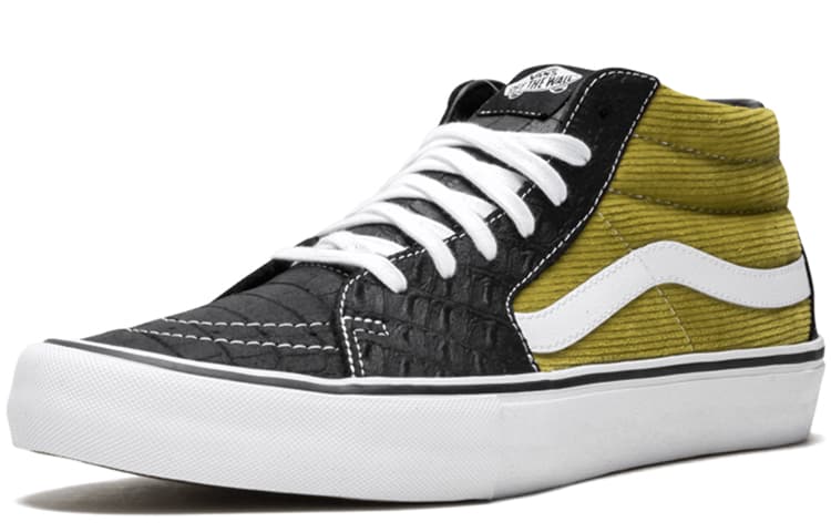 Sk8 Mid Supreme X Vans Pro 'Corduroy Croc' 4