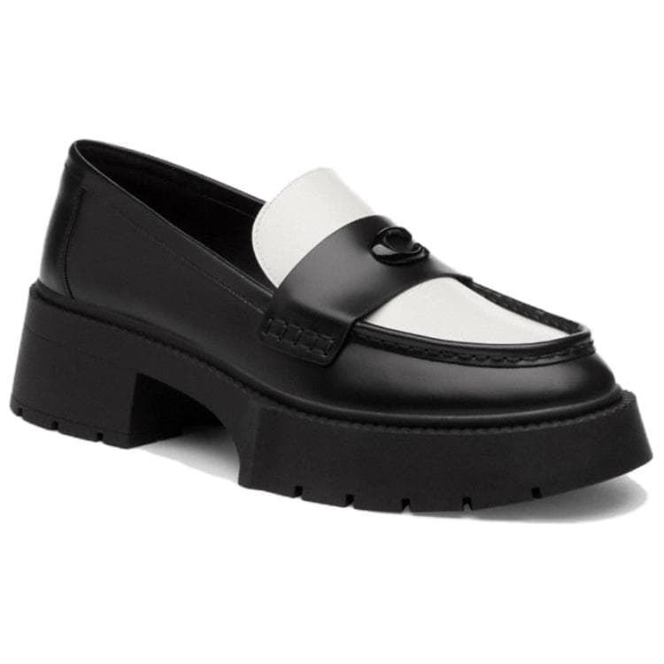 COACH Leah Loafers 5.5cm Women's Black 6