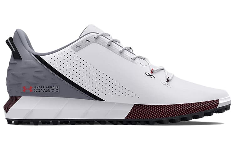 Under Armour Hovr Drive Spikeless Wide 'White Mod Grey' 4