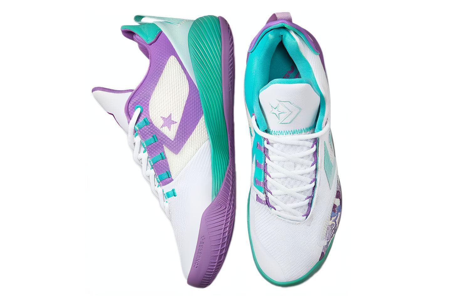 Converse All Star Bb Shift White Pixel Purple 6