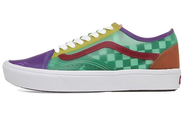 Vans Comfycush SLIP SKOOL J@ZZ Deep 'Green Purple' Women's 2