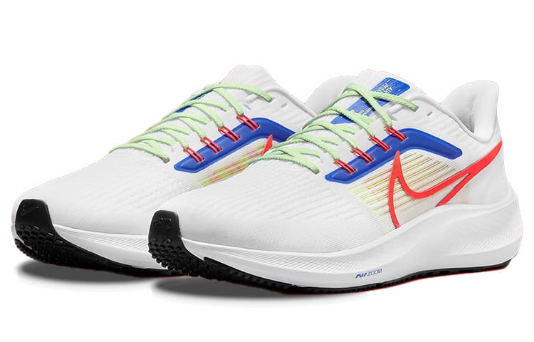 Nike Air Zoom Pegasus 39 White Crimson Racer Blue 6