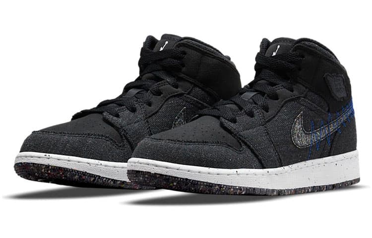 Jordan 1 Mid SE Crater Black GS 6