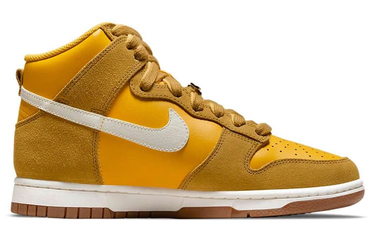 Nike Dunk High First Use University Gold Women's 3
