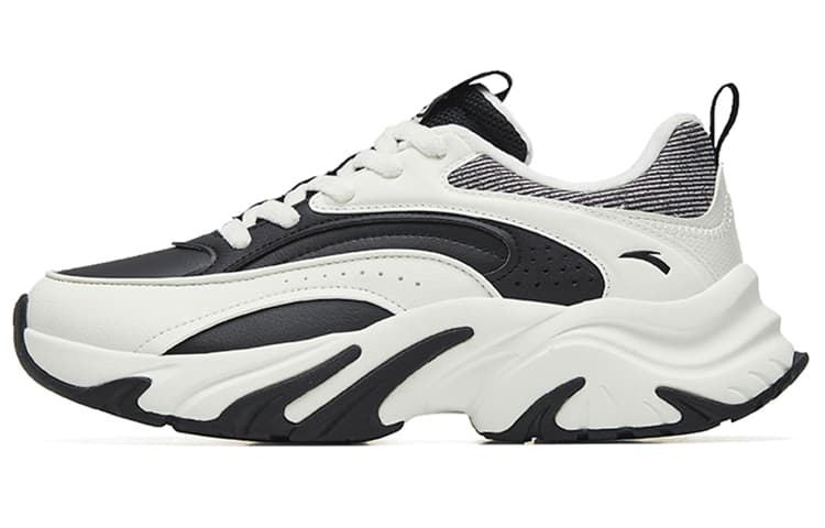 Anta Low-Top Sports Casual Shoes Women's Black White