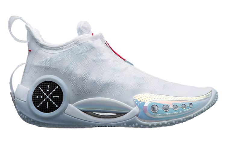LiNing Way Of Wade 9 '305' Cushioning Anti-Slip And Wear-Resistant Low-Top Basketball Shoes Pure White 4