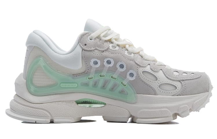 LiNing Furious Rider ACE 2 Casual Shoes Women's Low-Top White/Green 4