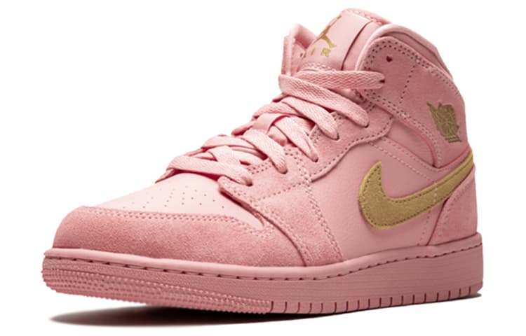 Air Jordan 1 Mid SE 'Coral Stardust'GS 4