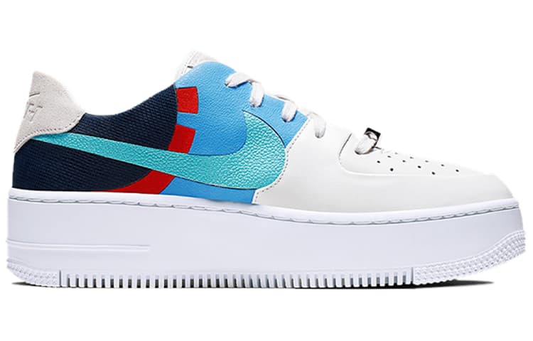 Nike Air Force 1 Low Sage White Light Blue Women's 3