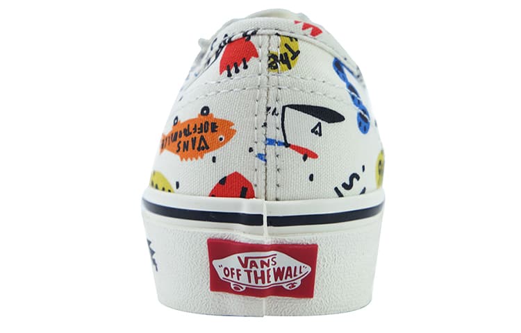 Vans Authentic Low Tops Skateboarding Shoes Creamy White Creamwhite 6