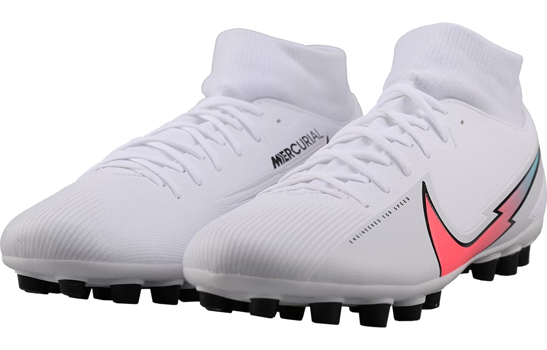 Nike Mercurial Superfly 7 Academy Ag White Flash Crimson 6