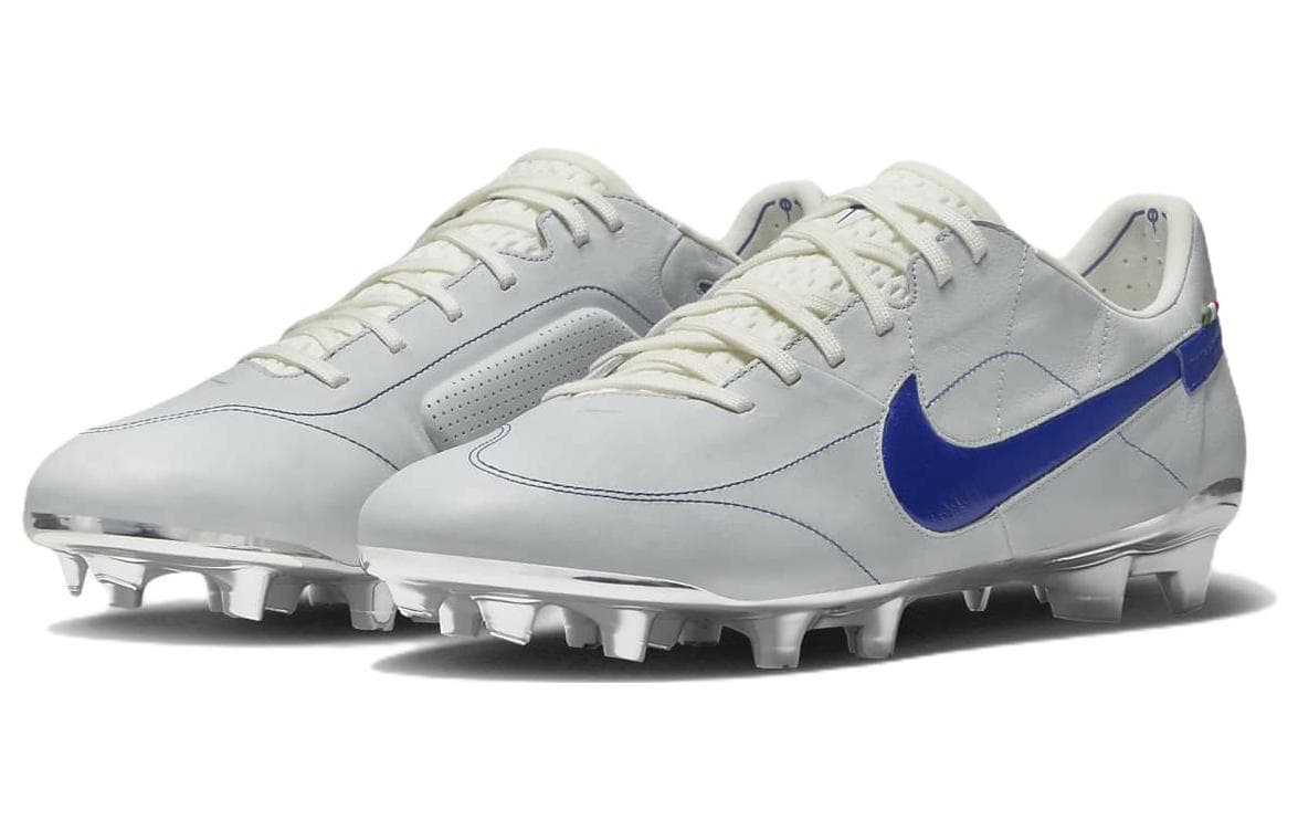 Nike Tiempo Legend 9 Elite Mi Fg Montebelluna Leather White Game Royal 5