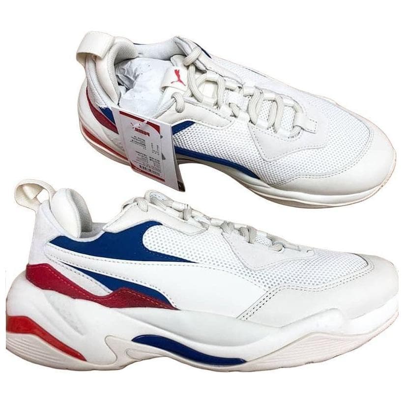 PUMA Thunder Shoes White/Blue/Red Women's 6