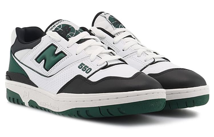 New Balance 550 White Green Black 6