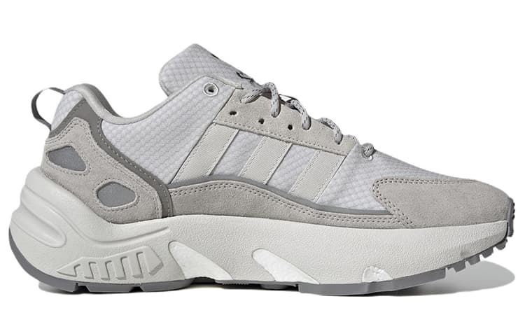 Adidas Originals Zx 22 Boost Grey Light Blue Gum 4