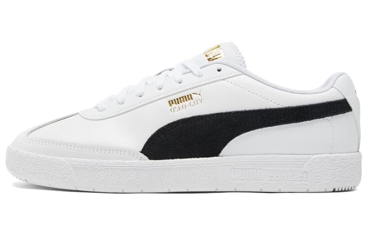 PUMA Oslo City White Black Gold 2