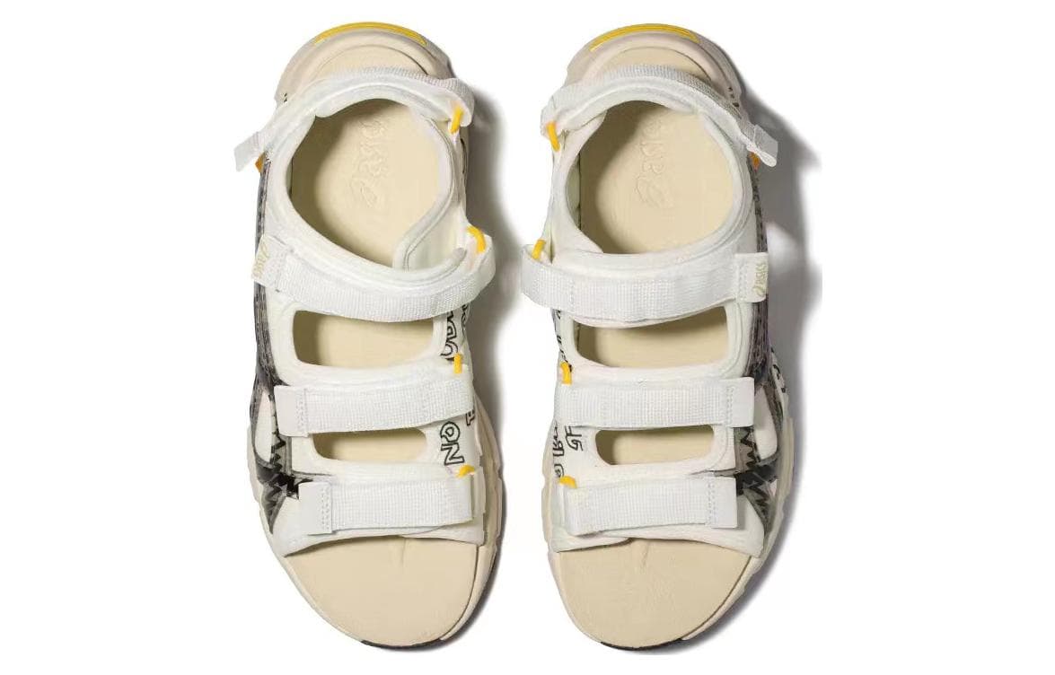 Asics X Trouble Smile Kahana Sd2 Sandals 'White Black Beige' 5