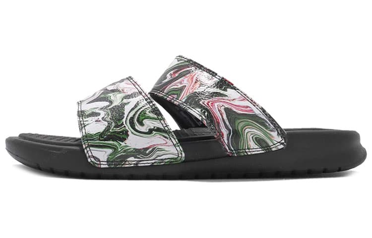 Nike Benassi Duo Ultra Slide 'Black Green Pink' Women's