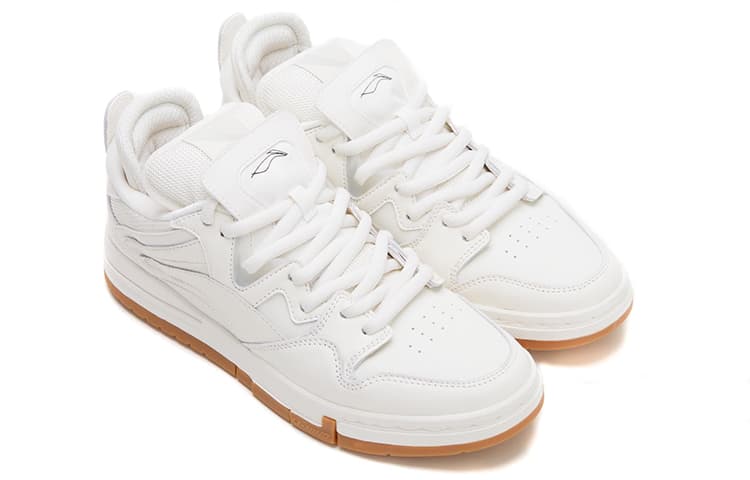 LiNing Wei Wu PRO Slip Resistant Cushioning Low Top Skateboard Shoes Women's Pure White 6