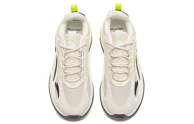 Anta Millennium 5.0 Cushioning Anti-Slip And Wear-Resistant Low-Top Casual Shoes Men's Gray White 5