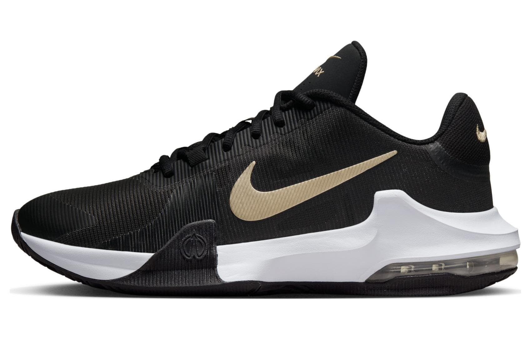 Nike Air Max Impact 4 Black Metallic Gold Star 2