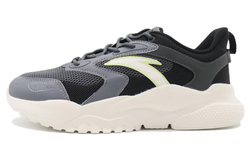 Anta Life Collection Cushioning Anti-Slip And Wear-Resistant Low-Top Sports Casual Shoes Men's Black Gray Color 2
