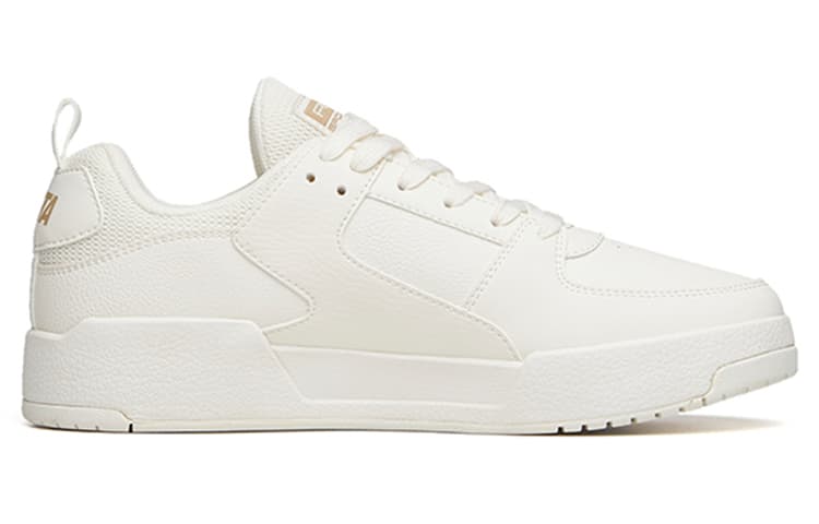 Anta Life Collection Low-Top Skateboard Shoes Women's White Brown 4