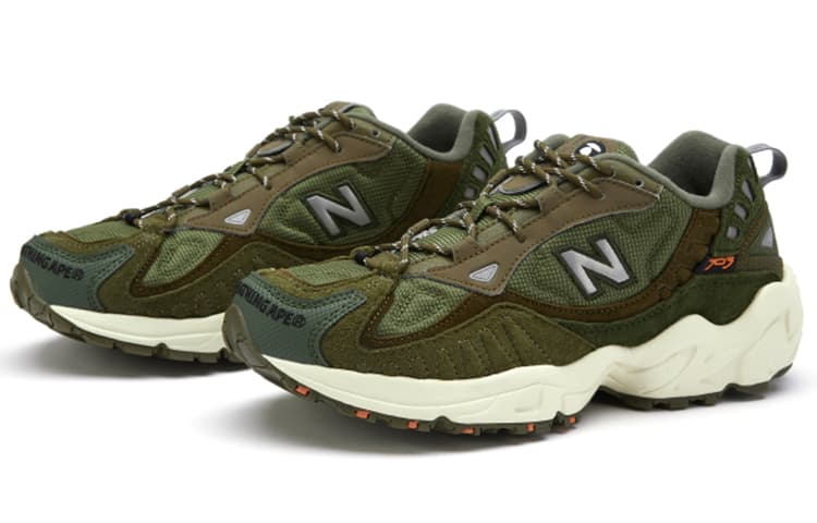 New Balance Aape X New Balance 703 Series Dark Green 4