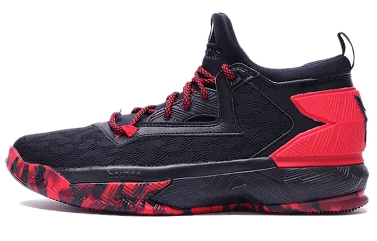 Adidas D Lillard 2 'Black Light Scarlet Cardinal' 2