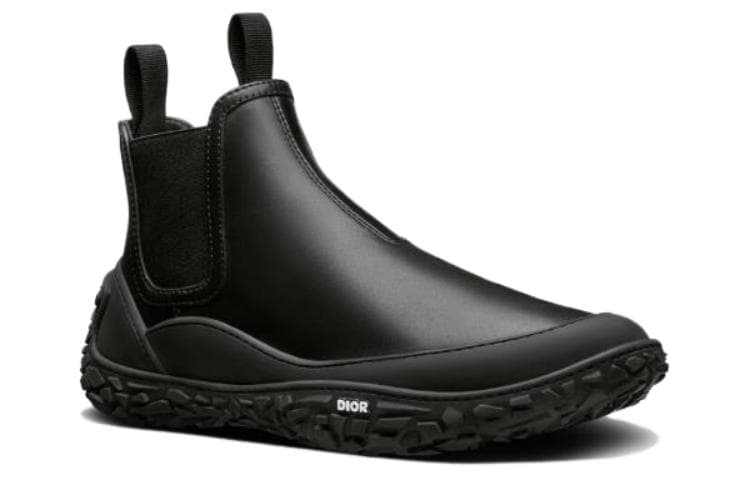 DIOR B28 Ankle-Length Chelsea Boots Men's Black 5