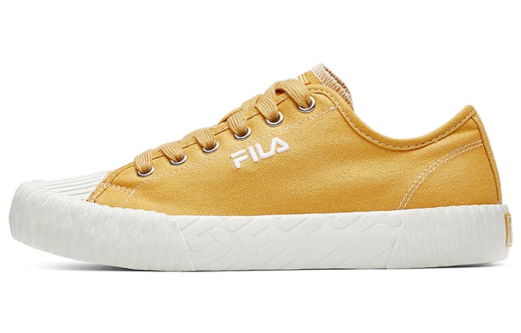 FILA Fmc Carve Series Breathable Lightweight Low-Top Canvas Shoes Women's Yellow