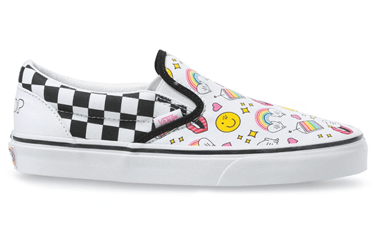 Slip On Flour Shop X Classic Vans 'Icons Checkerboard' 4